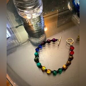 Men’s Assorted Gemstones Bracelet